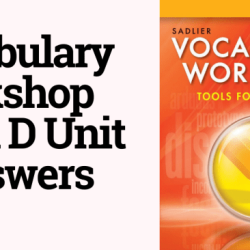 Vocabulary book level d answers