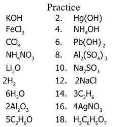 Counting atoms in chemical formulas worksheet